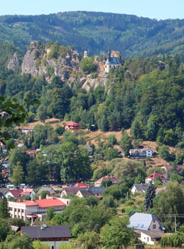 Mal Skla (Kleinskal) liegt vor unseren Fen