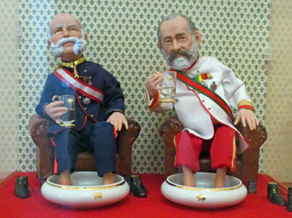 Das Treffen der Monarchen war fr die kleine Stadt Marienbad gesellschaftlich ein groes Ereignis