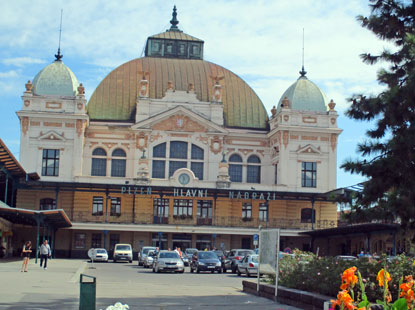 Der Hauptbahnhof von Pilsen