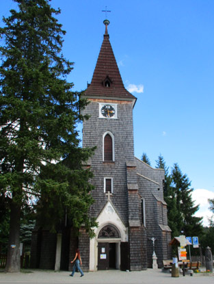 Die St. Stephans-Kirche in Kvilda