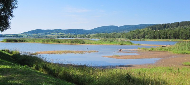 Der Lipno-Stausee im Bhmerwald