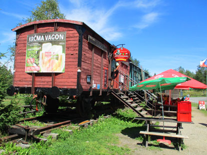 Ein "Verpfelgungszug" nebst Museum bei Nov doli (Neuthal)