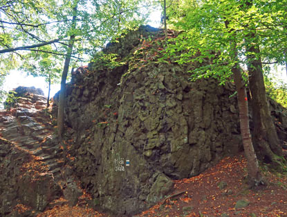 My skla vylidka (Aussichtspunkt Mausfelsen) im Bhmischen Paradies