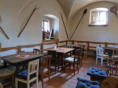 Die krčma (Taverne) der Star Hrady (Altenburg)