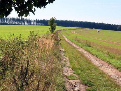 Mhrischer Karst: ďrn (Schdirarna) mit seiner Hochflche im Drahaner Bergland