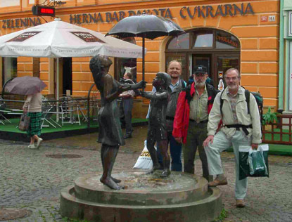 Morgens am Tag unserer Rckreise von Mhrisch Schnberg (umperk) 