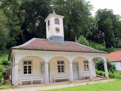 Camino Odenwald: Wachthuschen im Frstenlager