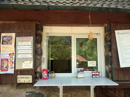 Kiosk am Kasierturm auf der Neunkircher Hhe im Odenwald