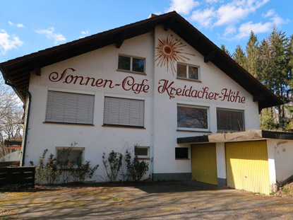 Camino incluso Odenwald: Ehemaliges Sonnen-Ca auf der Kreidacher Hhe