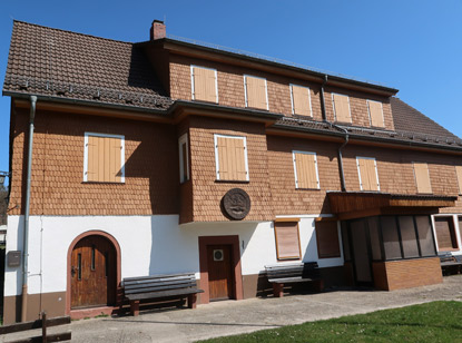 Camino incluso Odwenwald: Naturfreundehaus auf der Tromm