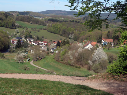 Camino incluso oberhalb von Lampenhain