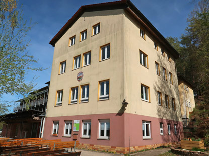 Camino incluso-Altes Gebude vom Naturfreundehaus Kohlhof