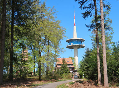 Camino incluso Ondenwald: Hochflche Weier Stein bei Wilhelmsfeld