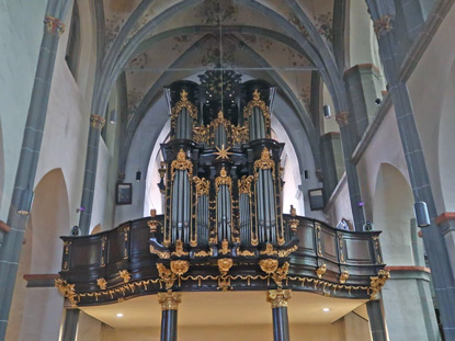 Eifelsteig: Orgel in der Prarrkirche St. Kornelius