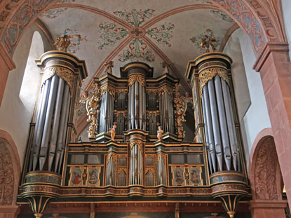 Knig-Orgel in der Basilika von Steinfeld