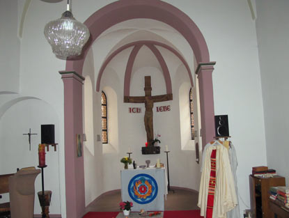 Eine kleine Kapelle in einem Seitengebude der Klosteranlage