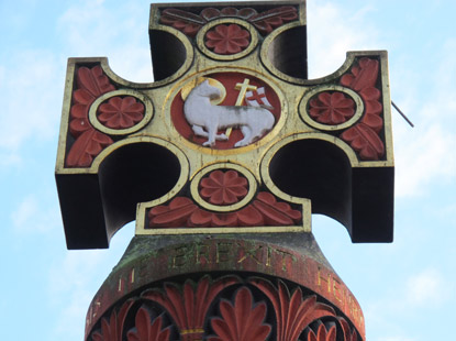 Marktkreuz auf dem Hauptmarkt von Trier.