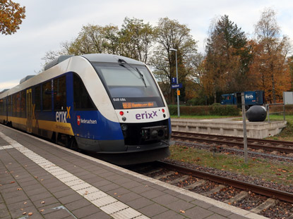 Heidschnuckenweg: Bahnhof Handeloh