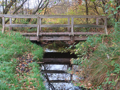 Heidschuclenweg: Brücke bei Handeloh über die Seeve
