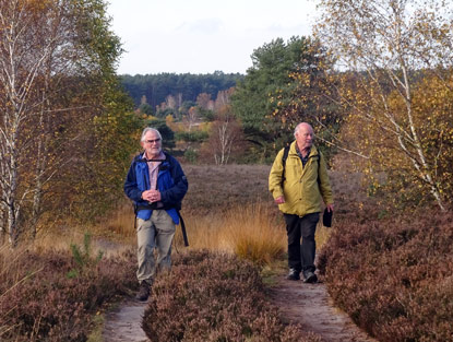 Unterwegs auf dem Heidschnuckenweg durch die Weseler Heide