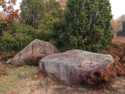 Hannibals l Grab bei Wilsede. Eine Findlingsgruppe 