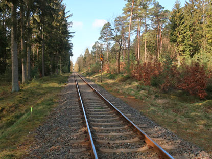 Bahnlinie Lneburg Soltau durch den Luhegrund