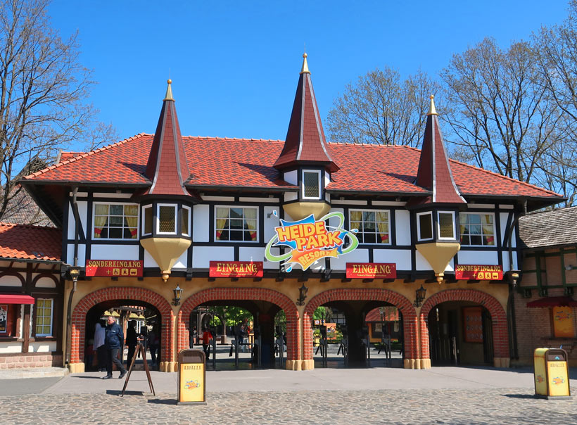 Eingang Heide Park bei Soltau