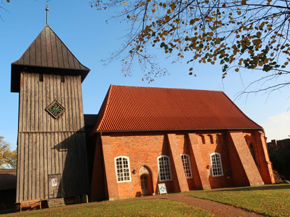 Auenansicht der Laurentiuns-Kirche in Mden