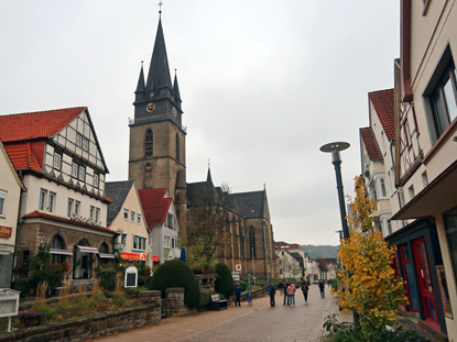 Eggeweg: Bad Drigurg  Fussgngerzone