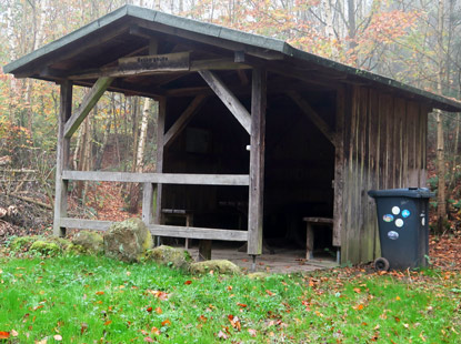 Eggeweg: Reherghtte an dem Pass Rehberg