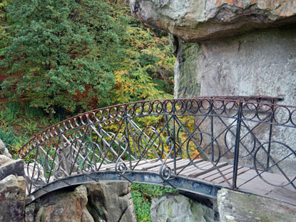 Externsteien mit der gebogenen Brcke
