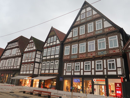 Faxgwerkhuser in der Langestrae von Detmold