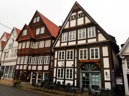 Fachwerkhuser inder Krumme Str. in  Detmold