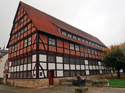 Fachwerkhaus heute das Lippisches Landesmuseum in Detmold