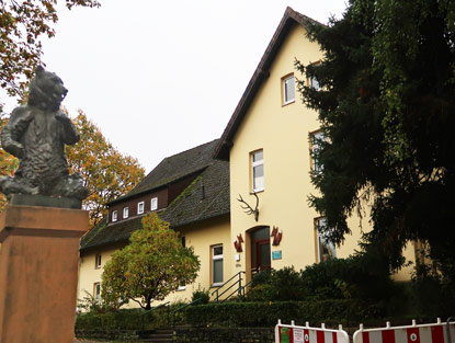 Haupteingang Tierpark Olderdissen in Bielefeld