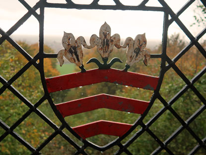 Wappen von Halle am Ausssichtspunkt der Kaffeem�hle