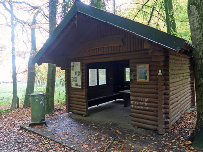 Freedenh�tte mit Rastplatz am Freedenbach