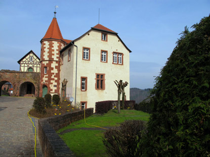 Das Kommandantenhaus auf dem Dilsberg