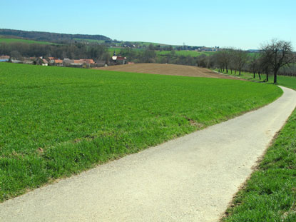 Viele Wanderwege im "Kleinen Odenwald" 