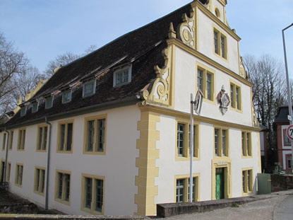 Die Schlossmhle von Michelstadt-Steinbach, Teil des Schlossensembles von Schloss Frstenau, war ursprnglich eine Mnzprgesttte. 