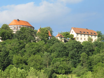 Oberhalb von Reichelsheim ist das Schloss Reichenberg. Die Anlage gehrt dem Verein "Offensive Junger Christen"