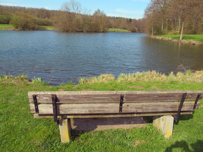 Kreuzbergsee bei Tiefenbach.