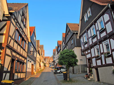 Lahnwanderweg: Biedenkopf - Stadtgasse. 