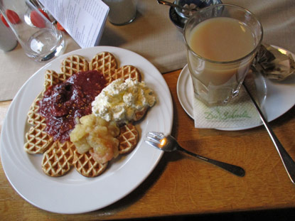 Mittwochs ist Waffel-Tag in der Schmelz-Mhle