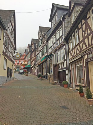 Strae in der Altstadt von Braunfels