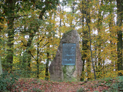 Wandwanderweg: Blcherschanze wurde 1796 im Kampf gegen franzsische Truppen angelegt.