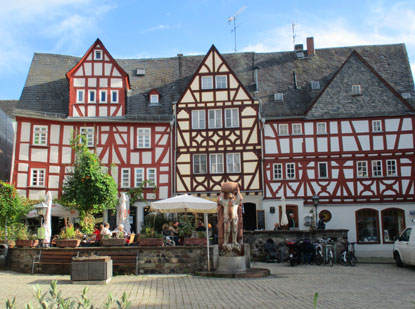 Fachwerkhuser auf dem Pltze in Limburg