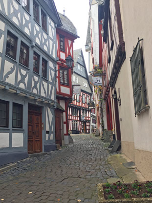 Straenbild in Limburg an der Lahn