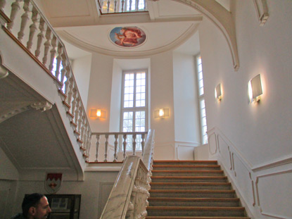 Das Treppenhaus im Schloss Oranienstein