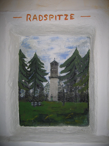 Zeichnung der Radspitze